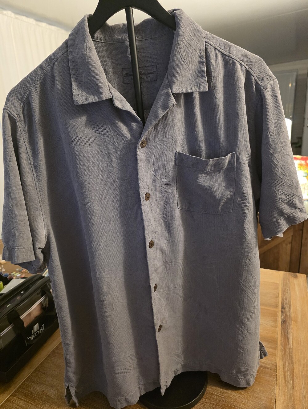 Tommy Bahama 100% Silk Coconut Point Palm Button Down